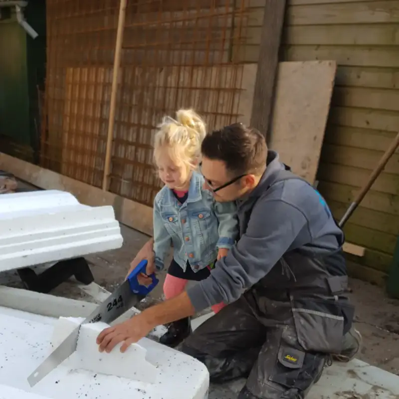 Uitbouw met houtskeletbouw en sedum dak in Assendorp – foto 11